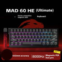 MADLIONS MAD 60HE Keyboard Magnetic Switch MAD68HE Rapid Trigger Wired Gaming Keyboard Hotswap Custom Keyboard Gamer Accessories