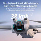 DJI Mini 3 Lightweight and Foldable Mini Camera Drone DJI Mini 3 with 4K HDR Video
