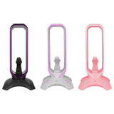 Multifunctional RGB Gaming Headphone Stand RGB Gaming Headphone Stand Computer Headset Stand Holder For Gamers Gaming Earphone