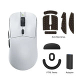 Kysona M617 8khz Wireless Bluetooth Lightweight Gaming Mouse PAW3395 26000DPI Low Latency Rechargeable Wired Gaming Mouse