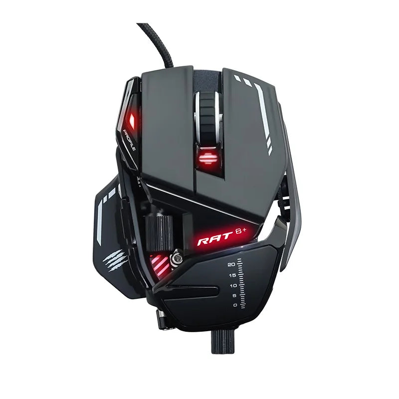 Madcatz Rat8+ Mouseesports Gaming Rat Pro X3 Wired Mechanical Mouse 11 Keys Programming Button Mice Pmw3389 Comfortable Custom