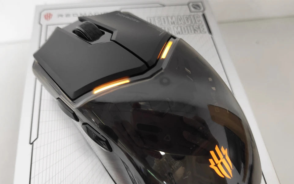 Redmagic gaming Mouse 1S Wired/Wireless/Bluetooth PAW3395 RGB Ergonomics Lightweight Driver Customization Gaming Mouse