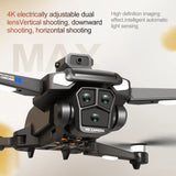 Drone 4K HD Brushless Motor Avoidance Drones with 4.5" Screen On Control Dual Cameras Quadcopter Gifts For Children and Adults