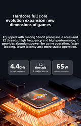 R5 5600/RX7650GRE/4060 Desktop Assembly Black Myth Wukong Game Computer Console