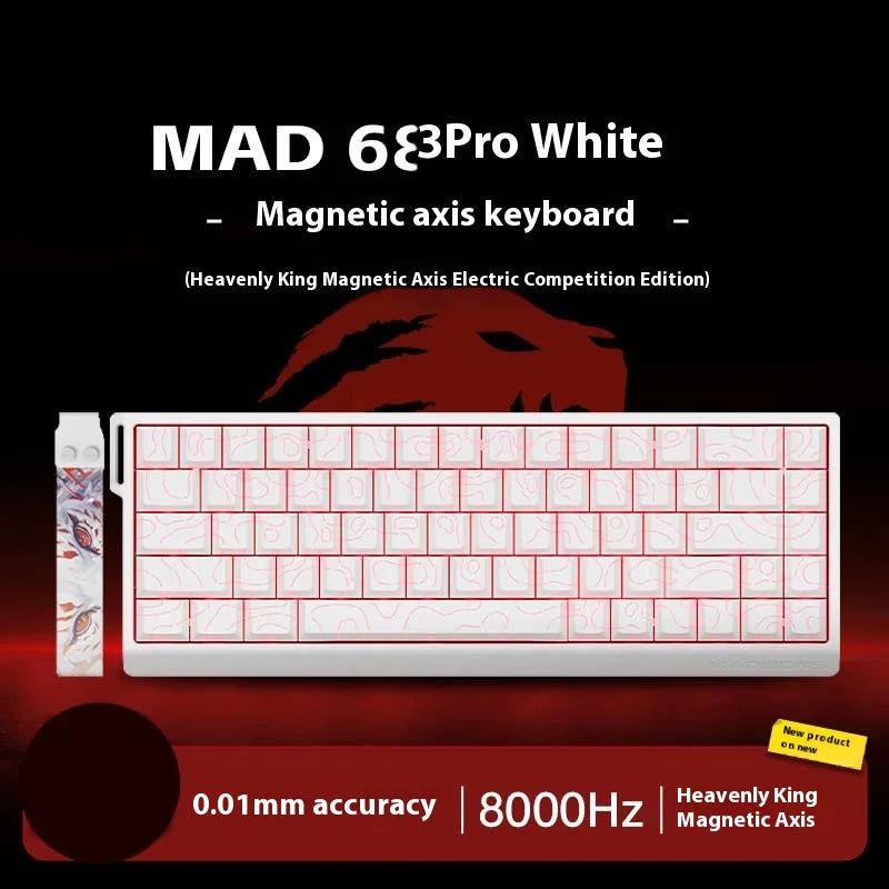 MADLIONS MAD 60HE Keyboard Magnetic Switch MAD68HE Rapid Trigger Wired Gaming Keyboard Hotswap Custom Keyboard Gamer Accessories