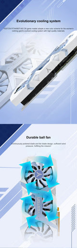 Yeston RTX 4060 RTX 4060 TI 8G Gaming Graphics Card 8G GDDR6 128-bit PCI-E 4.0 HDMI 8Pin Desktop Video Card placa de video