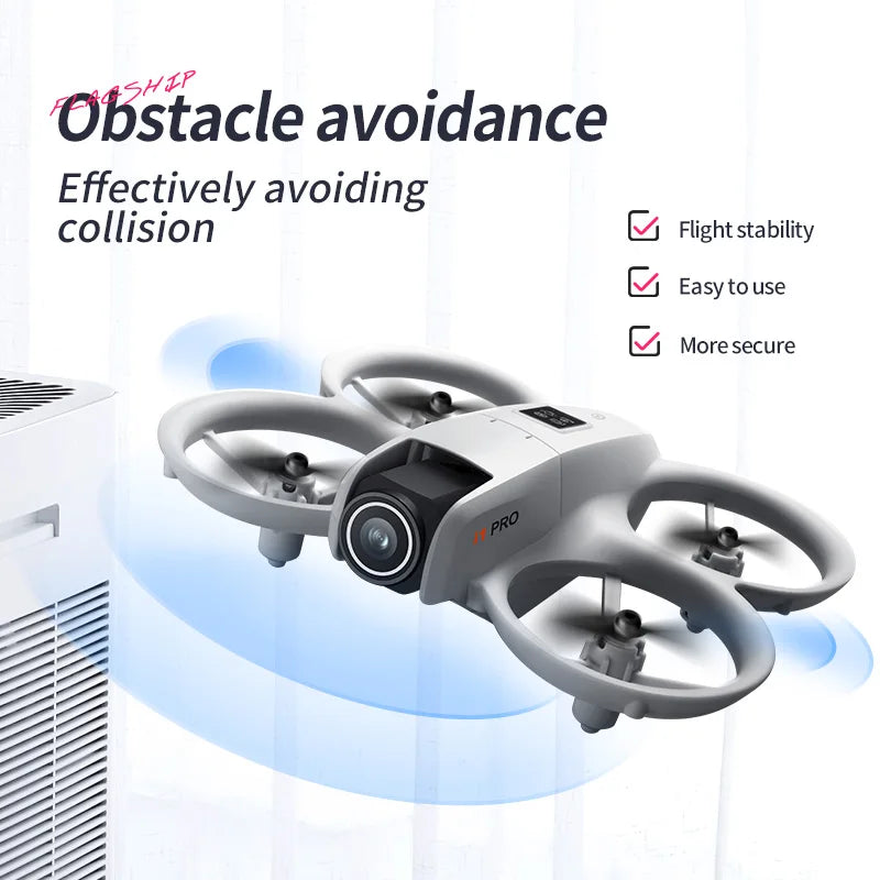 Mini Drone Dual Camera 8K HDAerial Aircraft Obstacle Avoidance UAV Fixed Remote Control Airplane Gift Toys Toy airplane