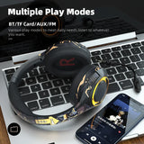 POLVCDG Bluetooth Headphone Gaming Headphone Noise cancelling headphone with microphone for mobile phone PC Android, IOS