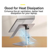 Laptop Stand Holder for PC Macbook Air Pro Aluminum Alloy Foldable Vertical Notebook Stand Laptop Support Laptop Stand
