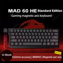 FGG Madlions Mad60 HE Mad68 Pro HE E-sports Magnetic Switch Mechanical Keyboard RGB Wired Hot Swap 8K Customized Gaming Keyboard
