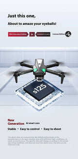 Mini Drone High Definition Aerial Photography  Vehicle Quad Axis Obstacle Avoidance Remote Control Airplane Children Toy