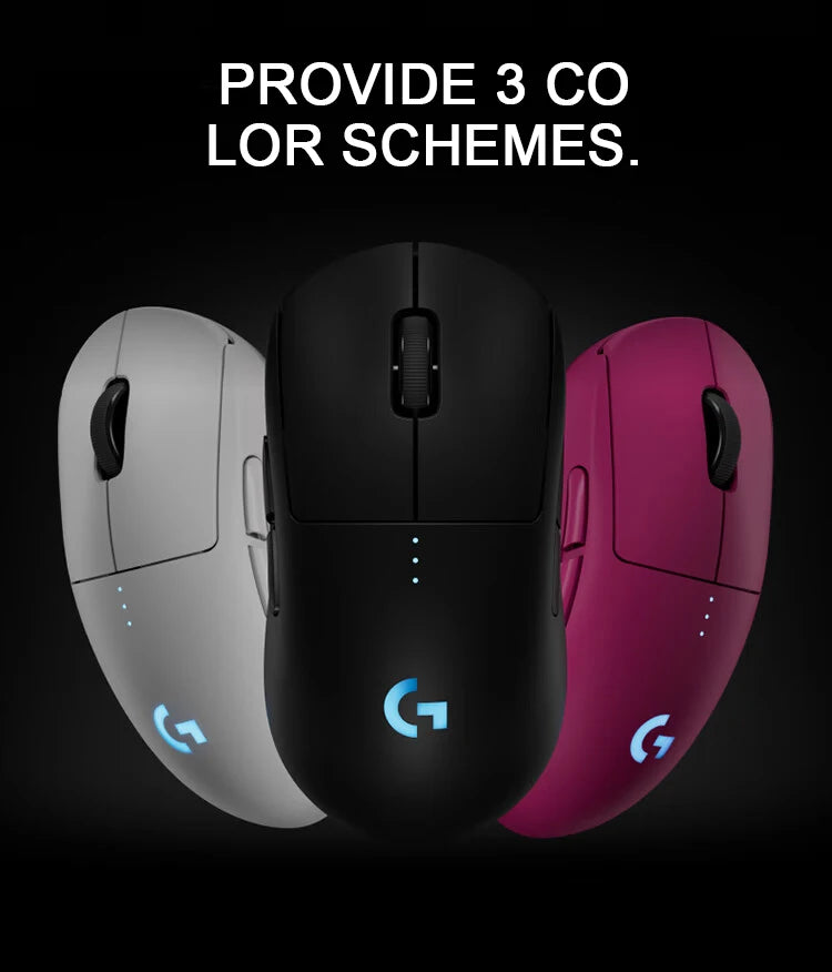 Logitech PRO X SUPERLIGHT 2 DEX GPW4 Wireless Gaming Mouse Lightweight ROSE FINCH Hawkeye Gaming Mouse