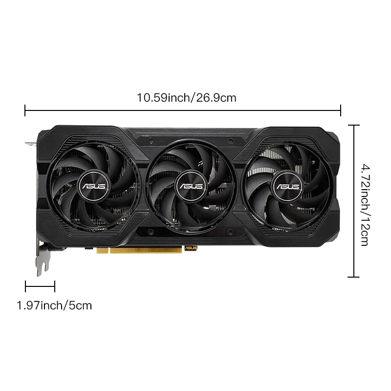 ASUS ATS RX6750GRE V2 10G Graphics Card AMD GPU GDDR6 160Bit Video Memory 2K High Refresh Rate Gaming Video Card placa de vídeo