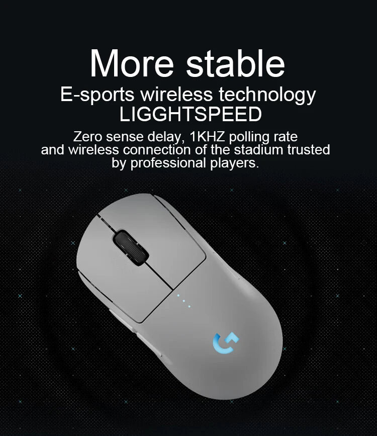 Logitech PRO X SUPERLIGHT 2 DEX GPW4 Wireless Gaming Mouse Lightweight ROSE FINCH Hawkeye Gaming Mouse