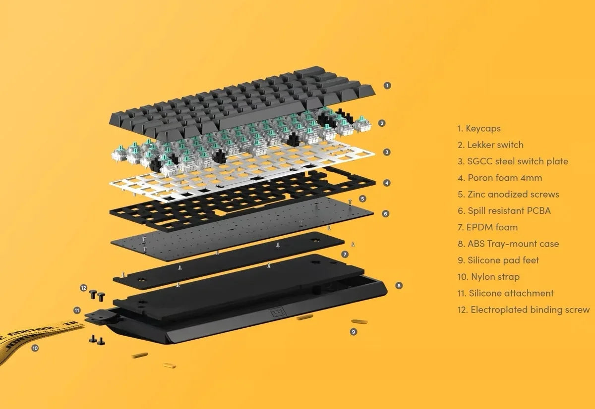 Wooting 60he + 80he Magnetic Axis Mechanical Keyboard Low Delay Full Dynamic Simulation Esports Level Game Keyboard Laptops
