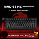 MADLIONS MAD 60HE Keyboard Magnetic Switch MAD68HE Rapid Trigger Wired Gaming Keyboard Hotswap Custom Keyboard Gamer Accessories