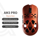 AJAZZ AM3 Pro Max Triple Mode Wireless Gaming Mouse Paw3950 Apex Sensor Magnesium Lightweight Custom Edition Gaming Mouse