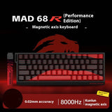 MADLIONS MAD 60HE Keyboard Magnetic Switch MAD68HE Rapid Trigger Wired Gaming Keyboard Hotswap Custom Keyboard Gamer Accessories