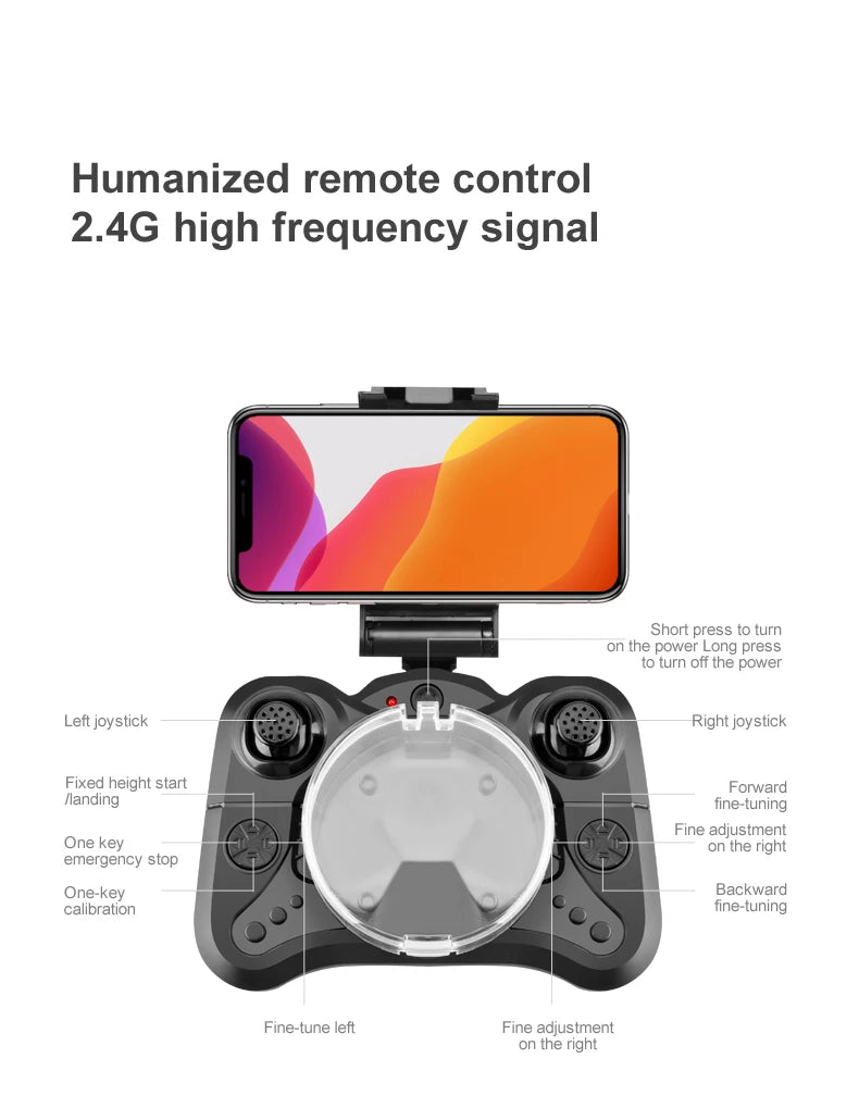 Mini Drone Movie Quality Photography Remote Control Aircraft Aircraft Helicopter Kid Children's Toy Gift