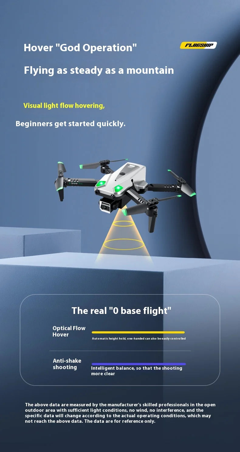 Mini Drone High Definition Aerial Photography  Vehicle Quad Axis Obstacle Avoidance Remote Control Airplane Children Toy