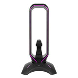 Multifunctional RGB Gaming Headphone Stand RGB Gaming Headphone Stand Computer Headset Stand Holder For Gamers Gaming Earphone