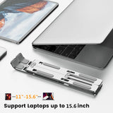 Metal Portable Foldable Laptop Stand Adjustable Notebook Holder Aluminum Support For Macbook Pro Air Computer Tablet Base Desk