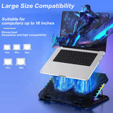 Laptop Cooling Pad,12"-17"Laptop Cooler,Gaming Laptop Cooling Stand, Wind Speed Adjustable, 2 USB Powered Laptop Fan Cooling Pad