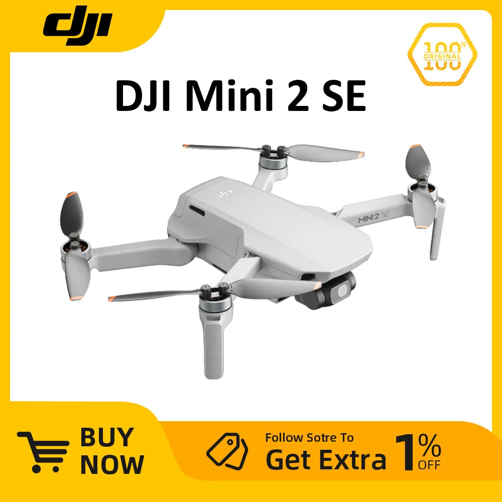 DJI Mini 2 SE Camera Drone 29 Min Max Flight Time 2.7K/30fps Video HD Video Transmission Professional DJI Original Brand New