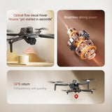 U198 MAX PRO Drone GPS 8K Professional With HD Camera 5G WIFI FPV Brushless RC Quadcopter Obstacle Avoidance Automatic Return