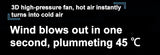 D11 Gaming Laptop Cooler 10 Fans Foldable Adjustable Notebook Stand Heat Dissipation Holder for 12-18'' Cooling Pad W/ RGB Light