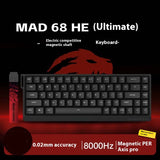 MADLIONS MAD 60HE Keyboard Magnetic Switch MAD68HE Rapid Trigger Wired Gaming Keyboard Hotswap Custom Keyboard Gamer Accessories
