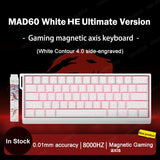 FGG Madlions Mad60 HE Mad68 Pro HE E-sports Magnetic Switch Mechanical Keyboard RGB Wired Hot Swap 8K Customized Gaming Keyboard