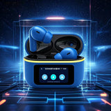AEMIZ pro Touch Screen  Wireless Headset TWS   Bluetooth Earphone HIFI Gaming Headphone Long Battery life