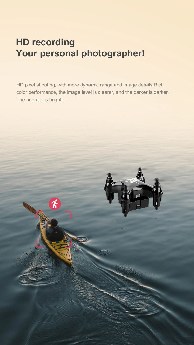 Mini Drone Movie Quality Photography Remote Control Aircraft Aircraft Helicopter Kid Children's Toy Gift