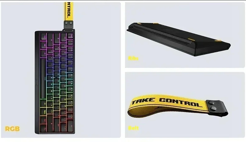 Wooting 60he + 80he Magnetic Axis Mechanical Keyboard Low Delay Full Dynamic Simulation Esports Level Game Keyboard Laptops