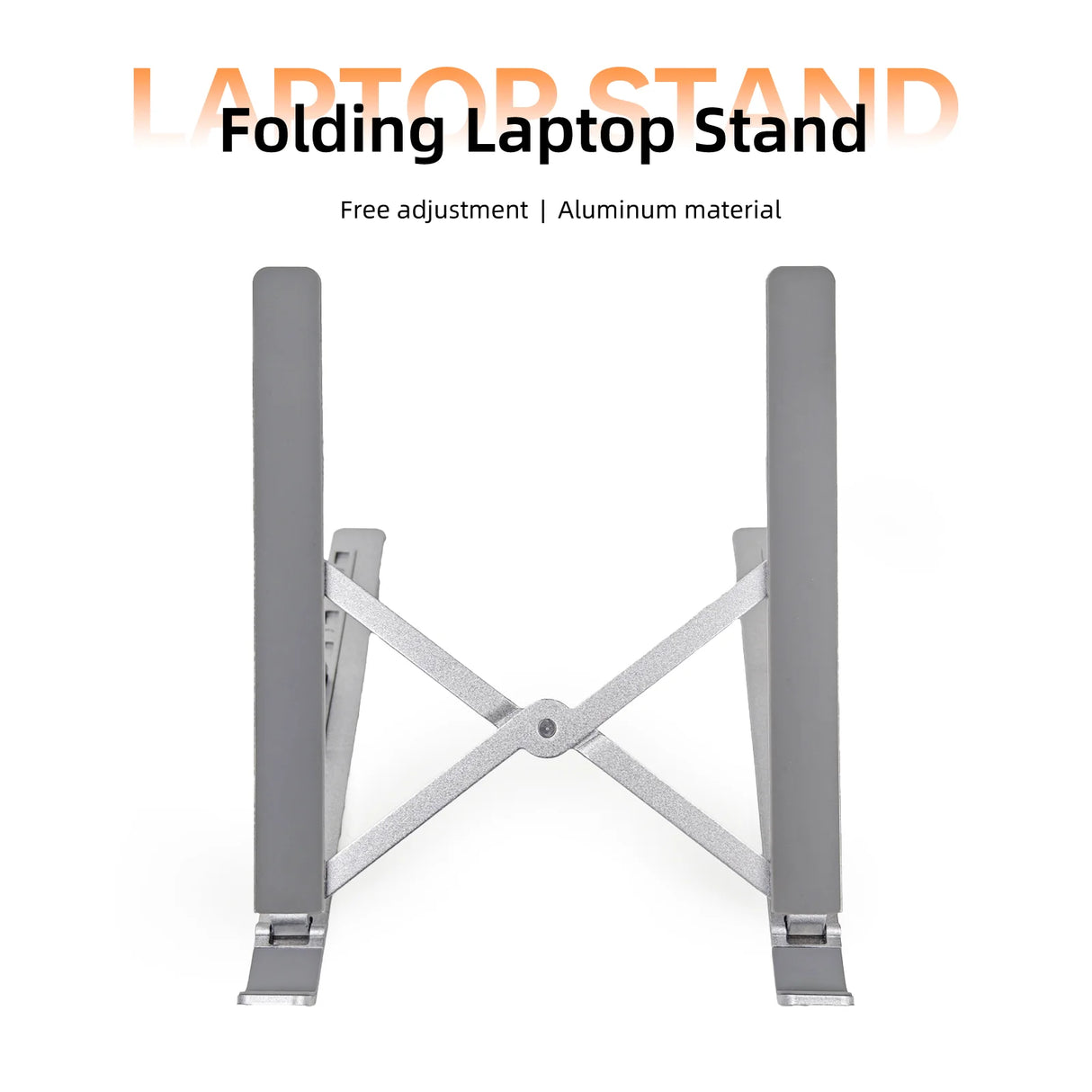 Aluminum Laptop Stand Holder Riser Computer Tablet Stand Desktop Holder Compatible with 10-15.6” MacBook,iPad, HP, Dell, Lenovo