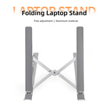 Aluminum Laptop Stand Holder Riser Computer Tablet Stand Desktop Holder Compatible with 10-15.6” MacBook,iPad, HP, Dell, Lenovo