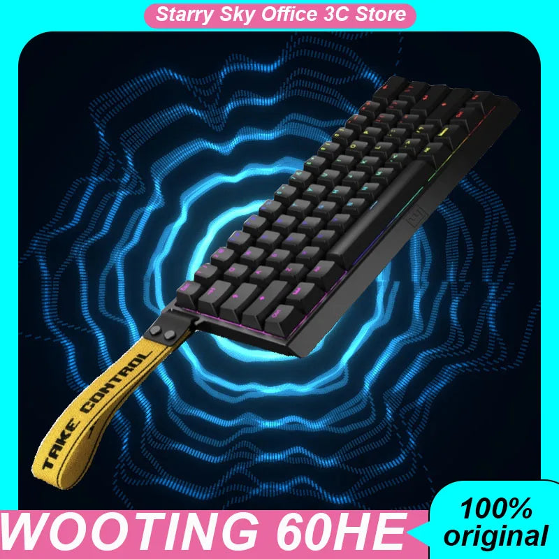 Wooting 60he + 80he Magnetic Axis Mechanical Keyboard Low Delay Full Dynamic Simulation Esports Level Game Keyboard Laptops