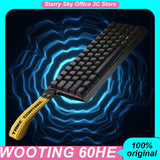 Wooting 60he + 80he Magnetic Axis Mechanical Keyboard Low Delay Full Dynamic Simulation Esports Level Game Keyboard Laptops