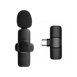 Wireless Microphone Lavalier Microphone Live Broadcast Game Mic Noise Cancelling Audio Video Recording Mini for Phone Android