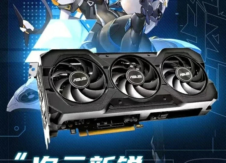 ATS RX7650GRE O8G New Triple Fan Gaming Graphics Card GDDR6 Video Memory 10GB Capacity DP for Workstation Use