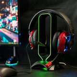 Multifunctional RGB Gaming Headphone Stand RGB Gaming Headphone Stand Computer Headset Stand Holder For Gamers Gaming Earphone