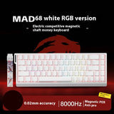 MADLIONS MAD 60HE Keyboard Magnetic Switch MAD68HE Rapid Trigger Wired Gaming Keyboard Hotswap Custom Keyboard Gamer Accessories