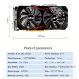 RX 580 GDDR5 Desktop Computer Gaming Graphics Card 1GB-8GB Placa De Video GT1030 GT730 GT610 GT210 GTX650 Video Card