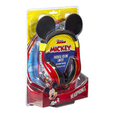 Mickey Mouse Kids Headphones for Kids Adjustable Stereo Tangle-Free 3.5Mm Jack Wired Cord on Ear Headset for Children Parental Volume Control Safe Perfect for School Home and Travel