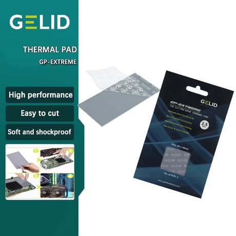 Thermal Pad GP-EXTREME 12W CPU/GPU Graphics Card Motherboard High-Performance Pad Heat Dissipation Silicone Pad Multi-Size