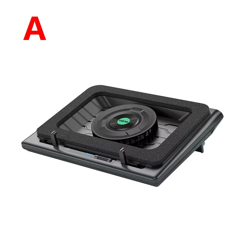 Gaming Laptop Cooling Pad, Laptop Cooling Stand with 5.5Inch External Cooling Fan, Rapid Cooling Laptop 15.6-21Inch