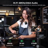 3 In1Microphone for Ios/Android Wireless Lavalier Microphone, Video Recording Noise Reduction, Live Streaming Clip-On Microphone