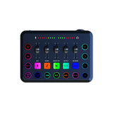 5-Channel Live Sound Card Audio Mixer F11 Professional Studio Recording Kit Podcast Accessories Parts DJ Recording Equipment