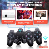 GD10 X2 plus Game Stick 4K HD Retro Video Game Console Wireless Controllers 64/128/256GB Built-In 58000 Games Support TF Card